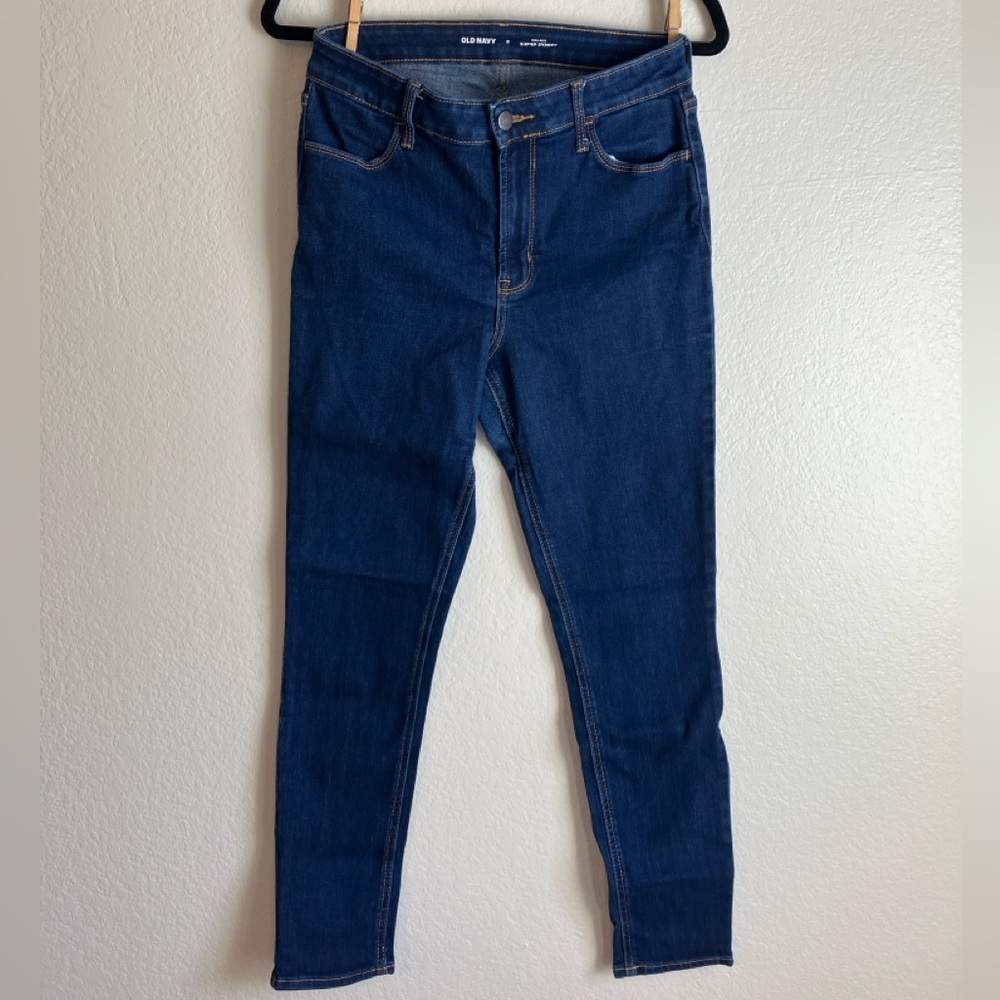 Old Navy High Rise Super Skinny Dark Wash Jeans